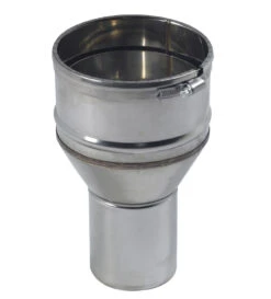 RACCORD INOX POELE/TUBAGE REDUIT 139/161