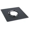 PLAQUE DE PROPRETE INOX NOIRE 4OOX4OO 150/153 -Poêles Cuisinières Soldes 126155 3