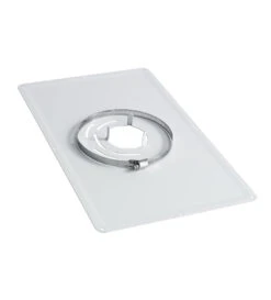 PLAQUE DE PROPRETE INOX BLANCHE 300 X 500 125