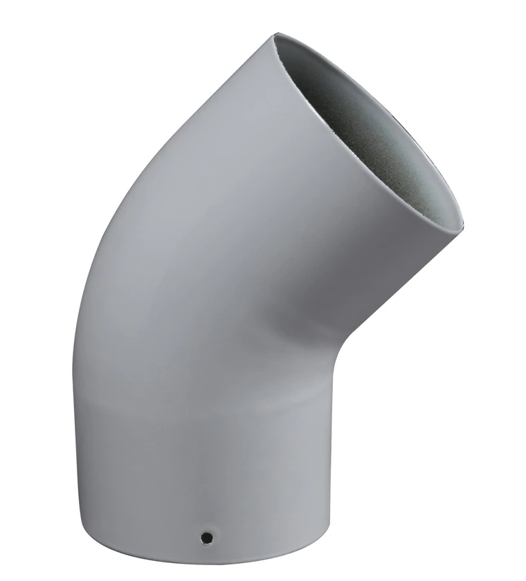 COUDE A 45° 125 EMAIL BLANC BRILLANT 3 COUDE A 45° 125 EMAIL BLANC BRILLANT