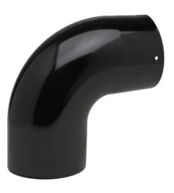 COUDE 87° CONCENTRIQUE INT INOX 316 100 GALVANISE NOIR EXT 150