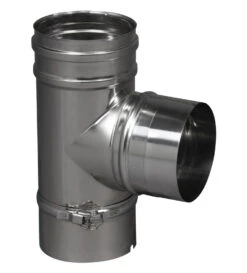 TE EQ 90° INOX 316 MF PIQUAGE M 139 AVEC COLLIER DE SECUITE