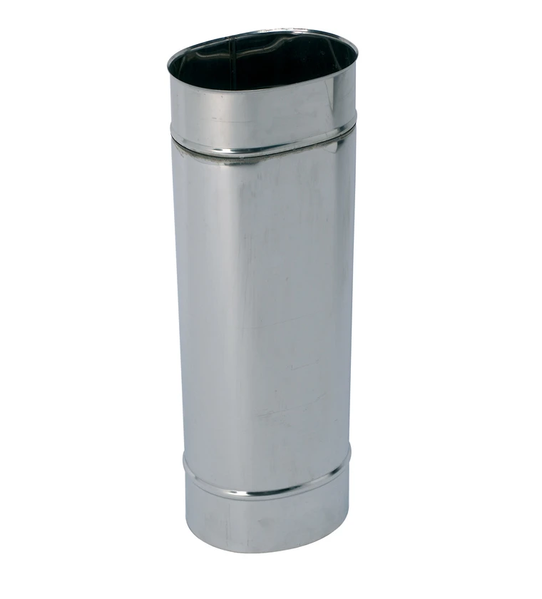 TUYAU OVALE INOX 316 1 M 145 X 315 EQUIVALENT ROND 200 3 TUYAU OVALE INOX 316 1 M 145 X 315 EQUIVALENT ROND 200