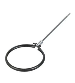 COLLIER FIX EMAILLE AVEC TIGE 25 CM 200 EMAIL NOIR MAT