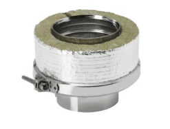 RACCORD SIMPLE / DOUBLE ISOLE 80/130 INT 316 EXT 304+BRIDE